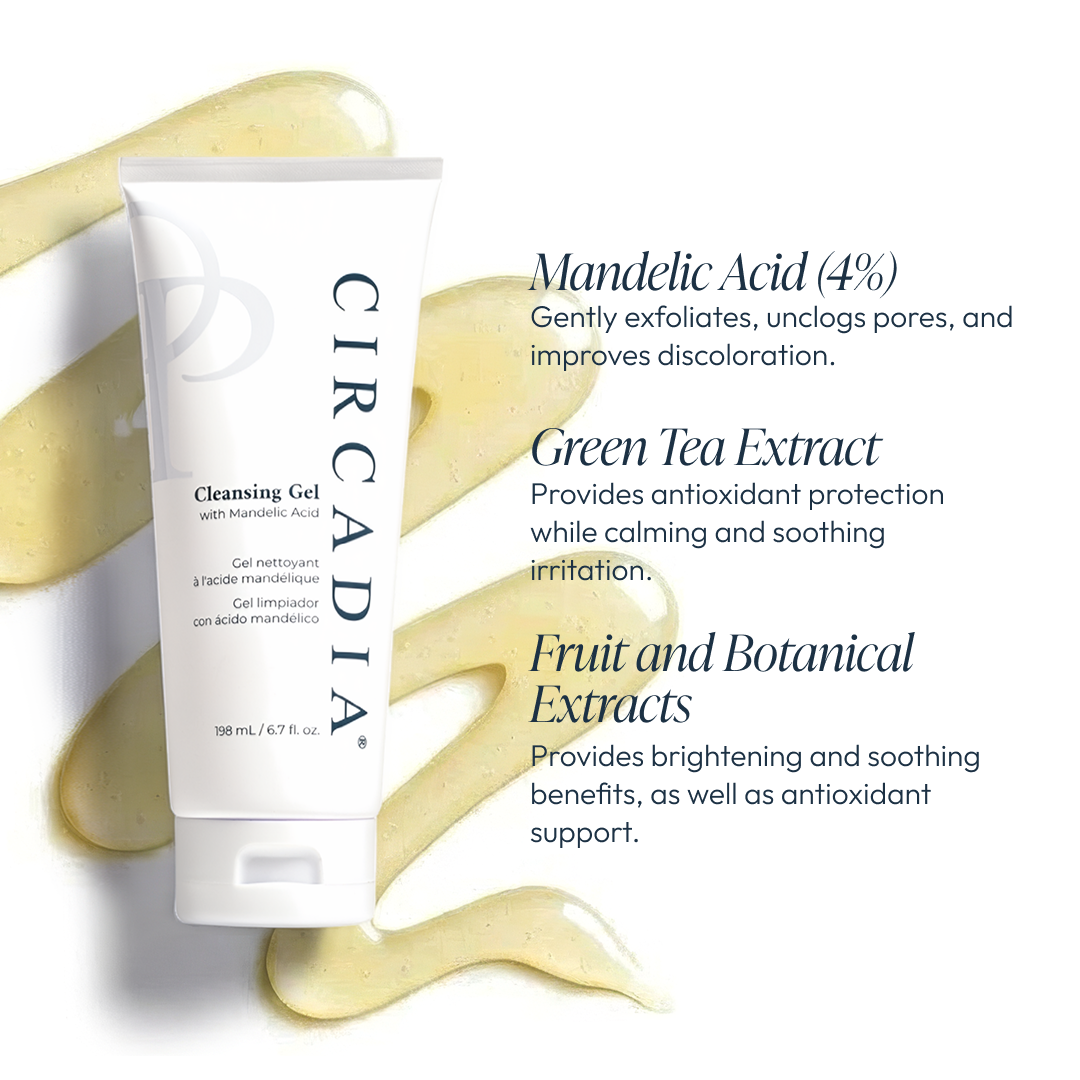 circadia cleansing gel with mandelic acid circadia cleansing gel with mandelic acid