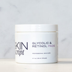 skin script glycolic and retinol pads