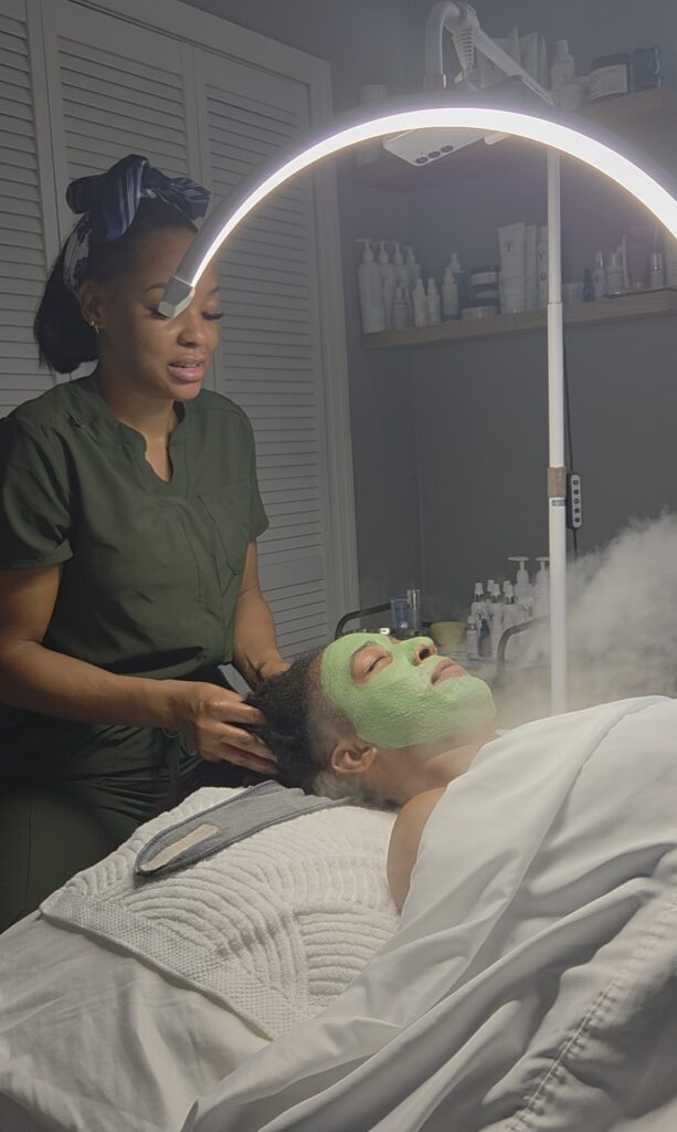 Sage & Sparkle Esthetics in treatment